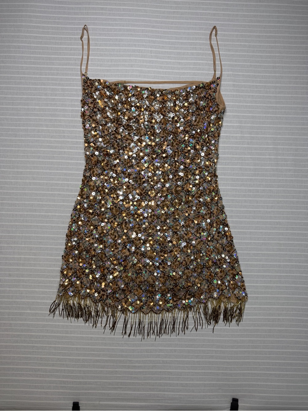 Free People Sequin Fringe Mini Dress – Size Small – NWT ✨ $200